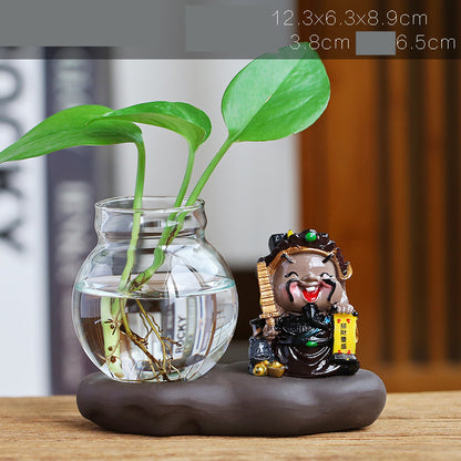 Lucky Jinbao Decoration Hydroponic Vase