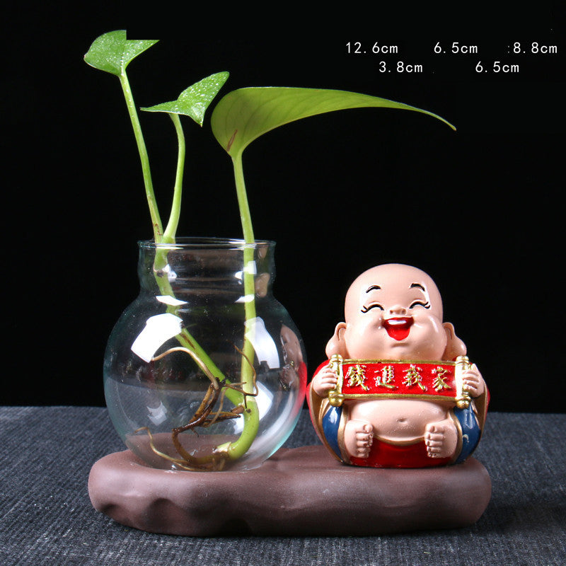 Lucky Jinbao Decoration Hydroponic Vase