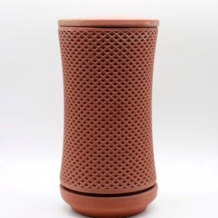 Indoor red pottery hydroponic flowerpot