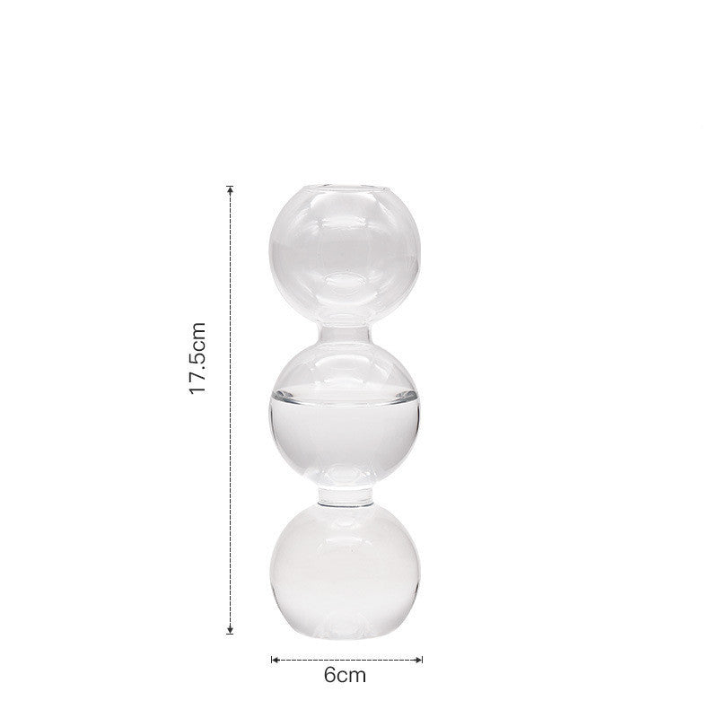 Bubble Glass Vase Hydroponic Spherical Flower