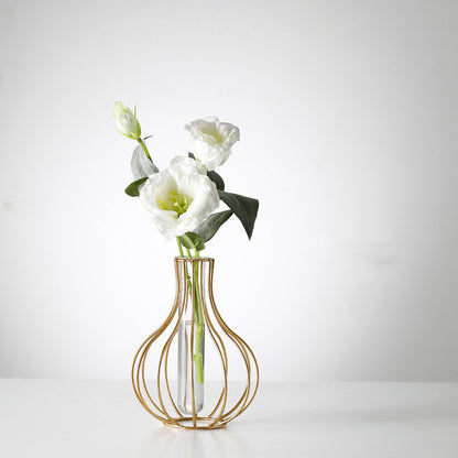 Simple Glass Test Tube Hydroponic Vase