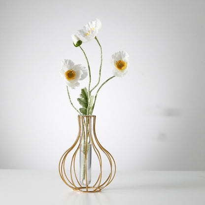 Simple Glass Test Tube Hydroponic Vase