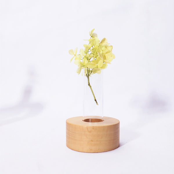 Soporte de flores minimalista creativo con forma de tubo de ensayo para decoración hidropónica de escritorio