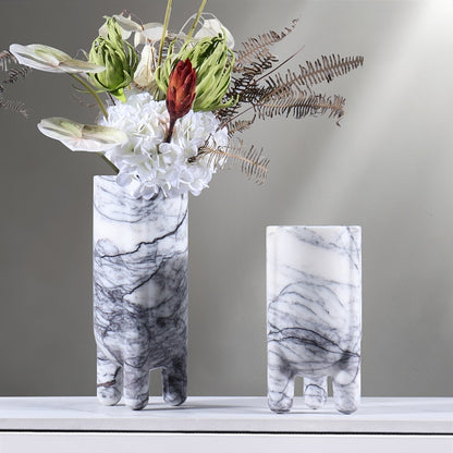 Marble Hydroponic Green Plant Soft Home Decoration Decorative Vase