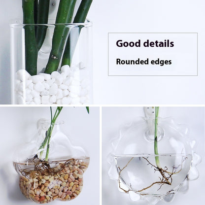 Creative Hydroponic Hanging Transparent Glass Vase