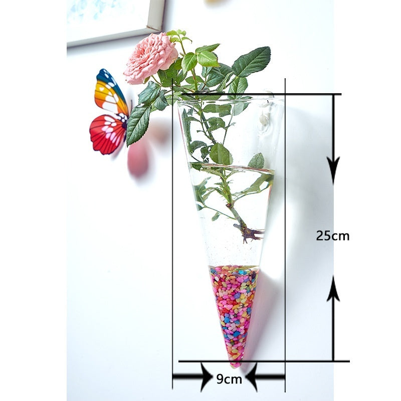 Creative Hydroponic Hanging Transparent Glass Vase