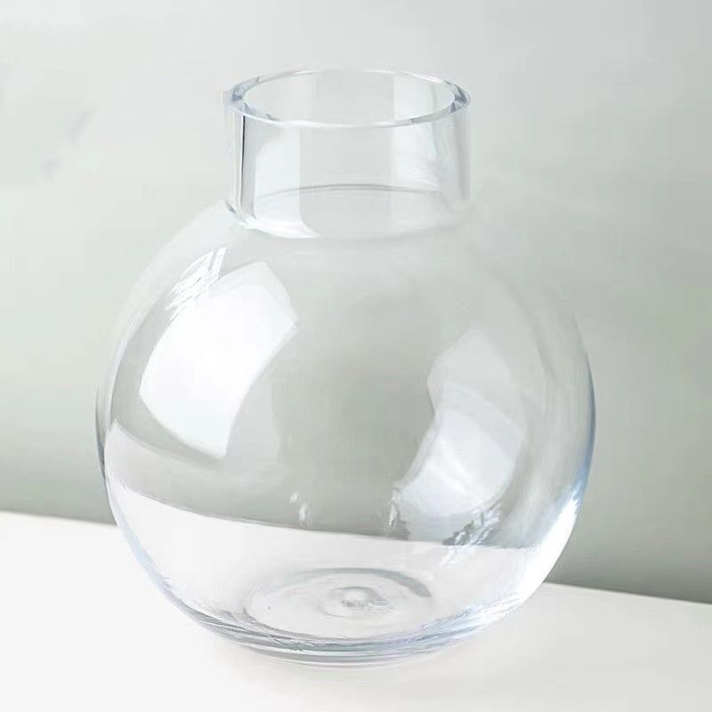 Creative Glass Vase Transparent Hydroponic Flower Dry Flower Vase