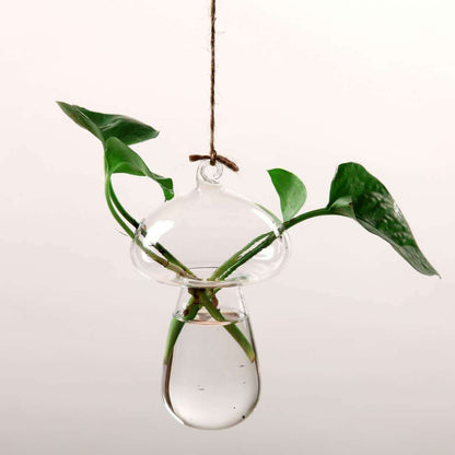 Hanging Transparent Glass Vase Simple Hydroponic Small Hanging Bottle