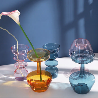 Hydroponic Transparent Glass Vase Decoration