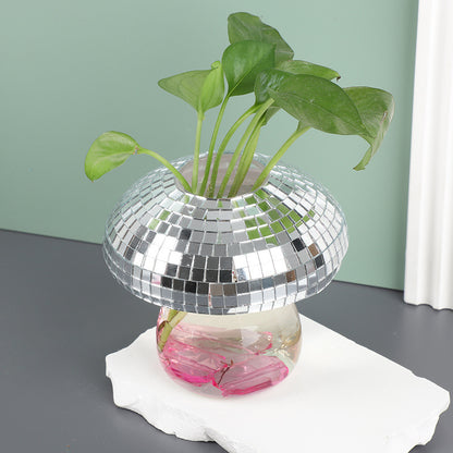 Glass High-grade Transparent Hydroponic Flower Living Room Decoration