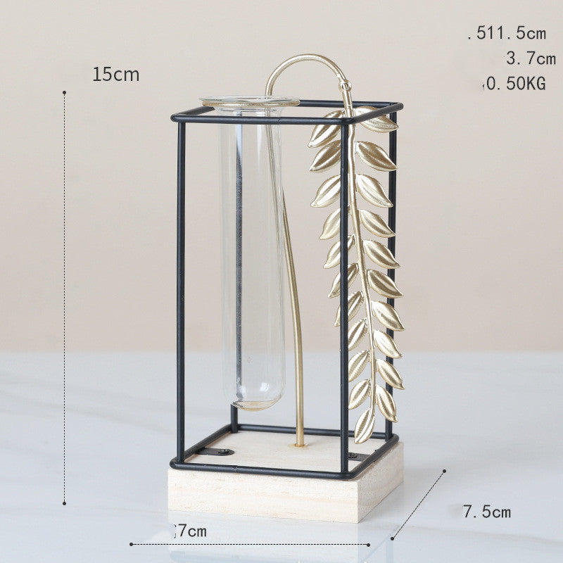 Vase Decoration Geometry Free Combination Transparent Glass Hydroponicsl