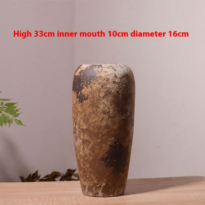 Hydroponic Vase Pottery Pot Vintage Ornament Flower Arrangement Ornaments