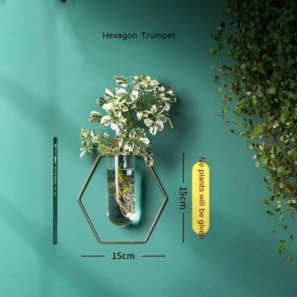 Vase Decoration Wall-mounted Hydroponic Flowerpot Hanging Wall Hanging