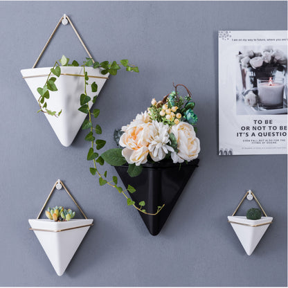 Simple Hanging Creative Hydroponic Flowerpot Without Perforation