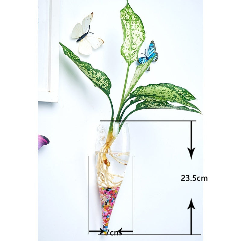 Creative Hydroponic Hanging Transparent Glass Vase