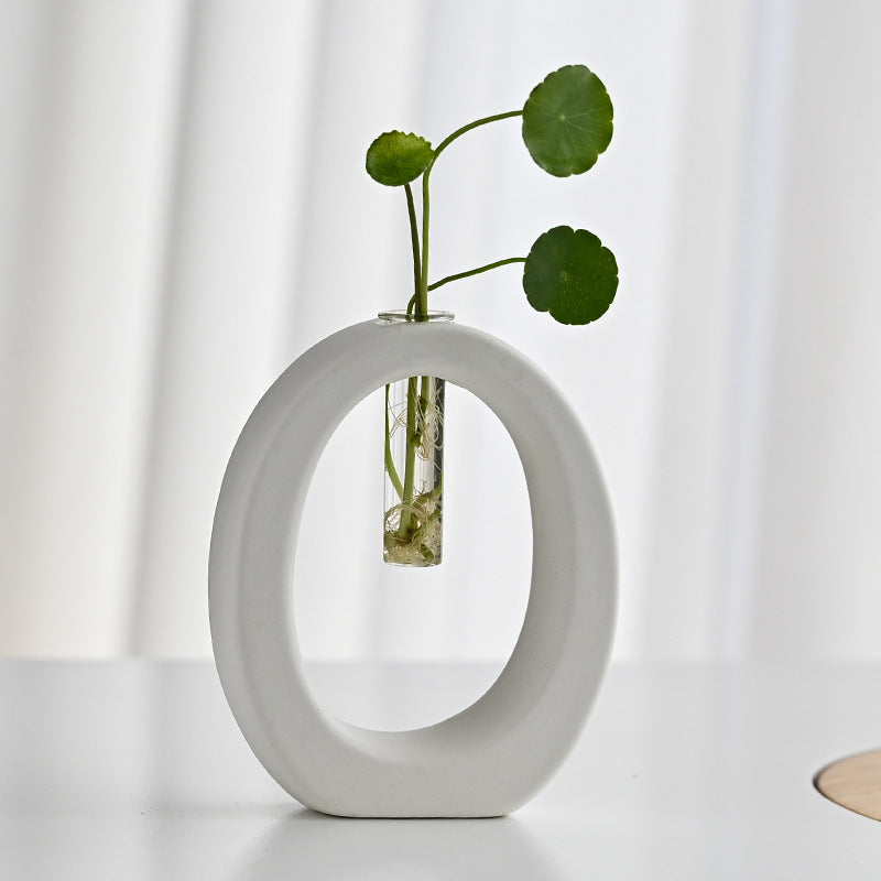 Geometric Hydroponic Flower Placement Nordic Home Furnishings