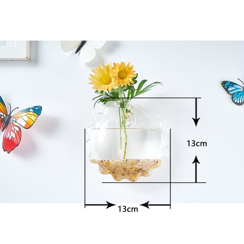 Creative Hydroponic Hanging Transparent Glass Vase