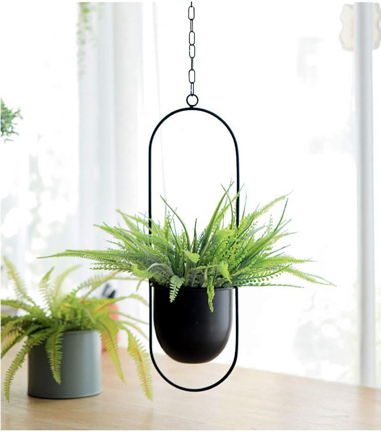 Iron Hanging Hydroponic Plant Hanging Orchid Pots