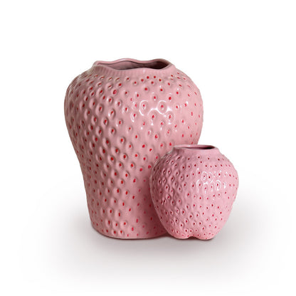 Strawberry Vase Ceramic Decoration Style Good-looking High-grade Hydroponic