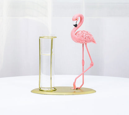 Room Decoration Girls Bedroom Flamingo Hydroponic Decoration