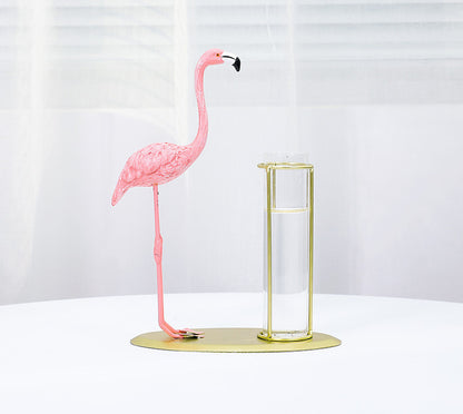 Room Decoration Girls Bedroom Flamingo Hydroponic Decoration