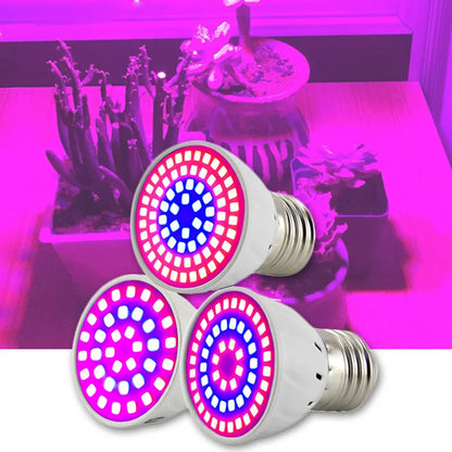 2/3 Head LED Plant Grow Light Lamps Indoor Greenhouse Cultivo  flower red blue growing light For Hydro  Growbox Fitolampy T1