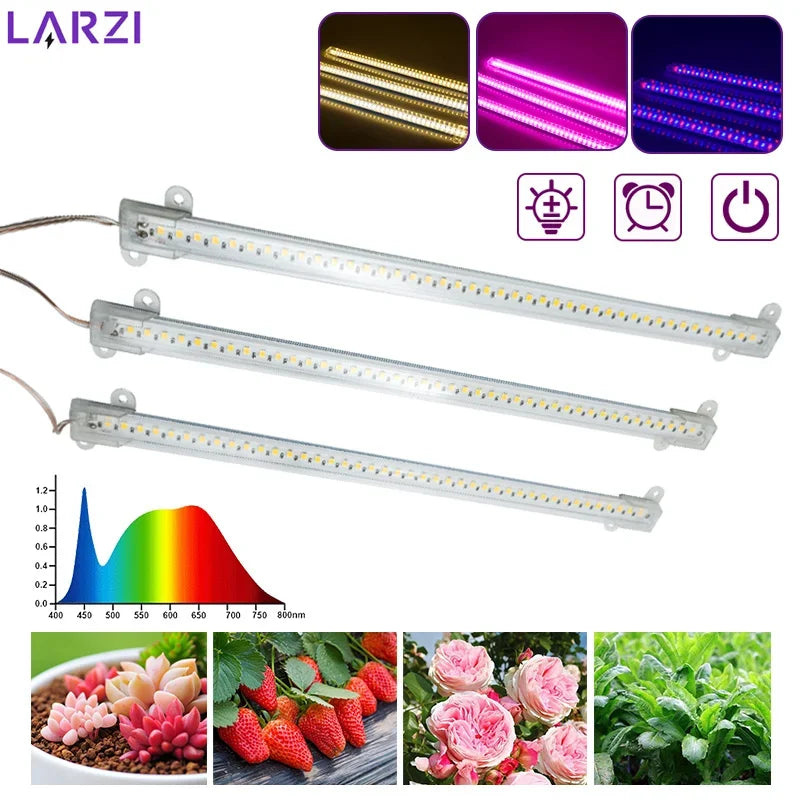 LED Full Spectrum Phyto Lamp USB 5V Grow Light Bar 30cm 1T 2T 3T 4T Plants Flowers Led Greenhouse Cultivo Hydroponic