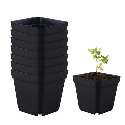 50PCS Plastic Nursery Pots for Seedling Success