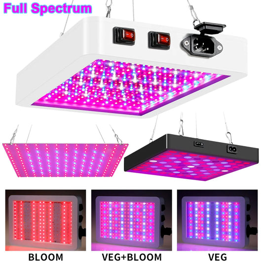 81-312LED Grow Plant Lights 25W-80W Full Spectrum Greenhouse Growing Lamp for Indoor Plants Veg Hydroponic Phytolamp US/EU/UK