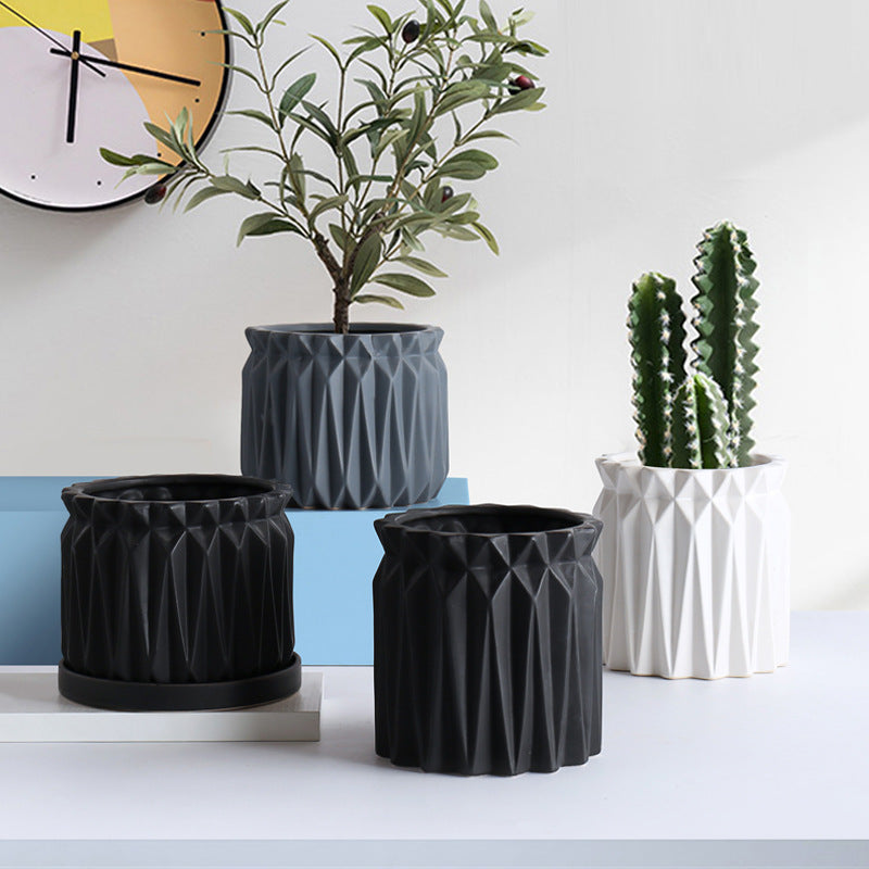 Ceramic Flower Pot Creative Personality Hydroponics