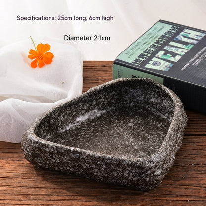 Imitating Stone Non-hole Water Lily Copper Coin Hydroponic Basin