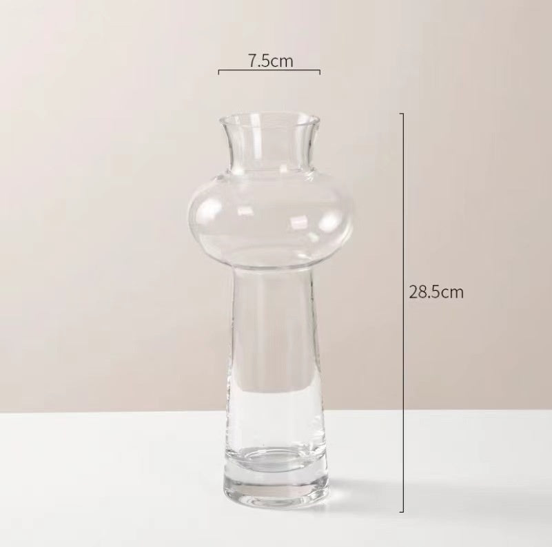 Romantic French Elegant Hydroponic Glass Vase Home