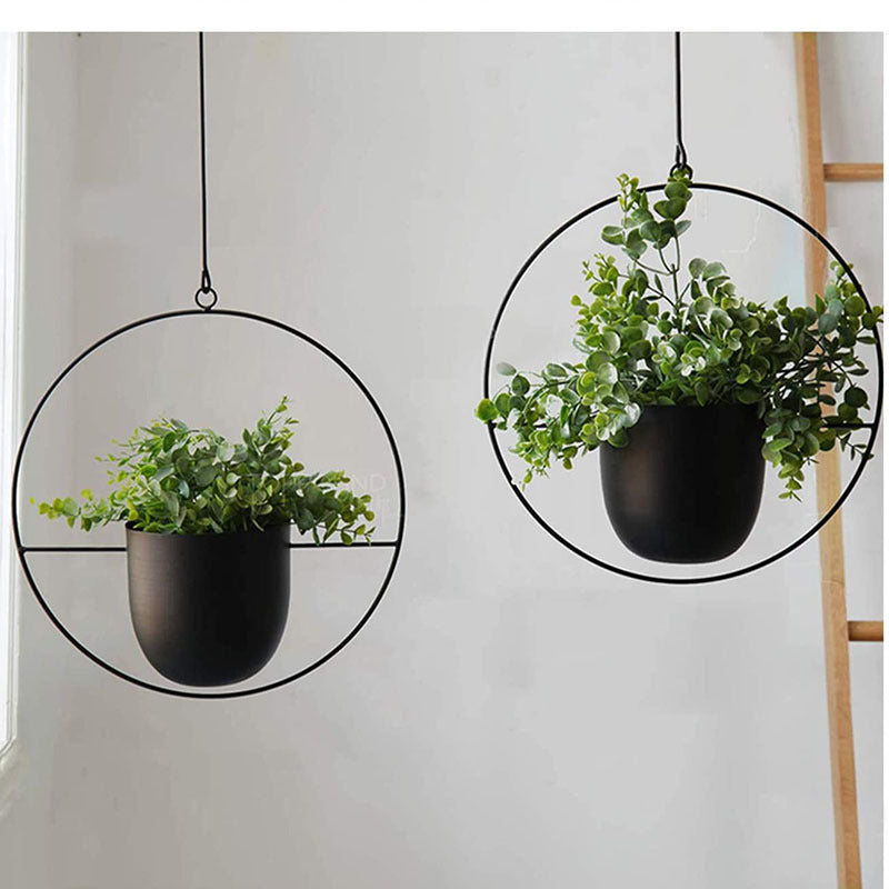 Iron Hanging Hydroponic Plant Hanging Orchid Pots