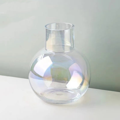 Creative Glass Vase Transparent Hydroponic Flower Dry Flower Vase