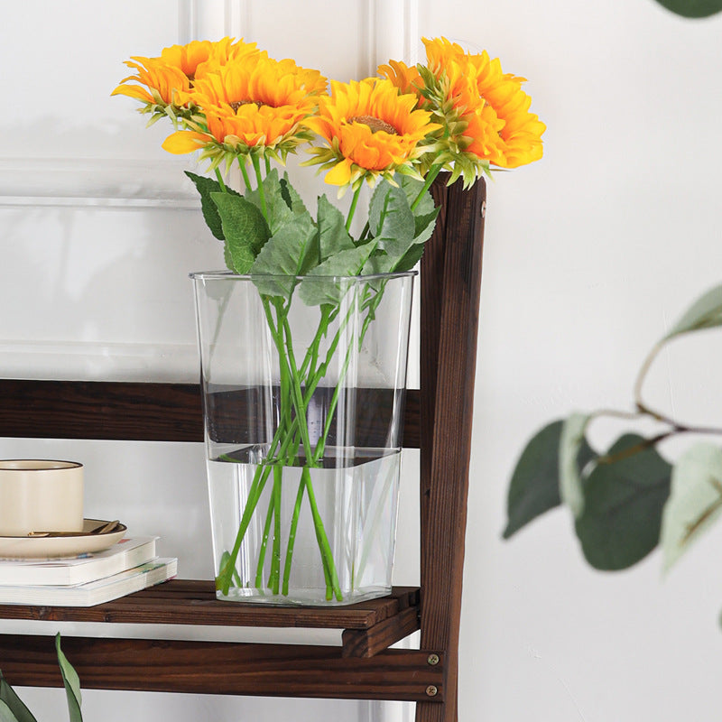 Acrylic Hydroponic Transparent Wake Up Flower Bucket